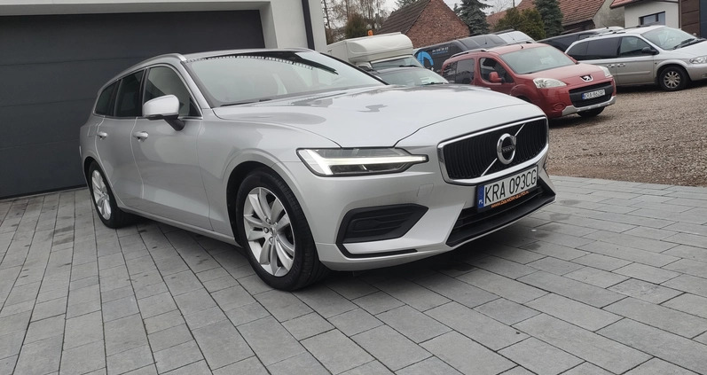 Volvo V60 cena 98277 przebieg: 133000, rok produkcji 2018 z Międzyrzecz małe 742